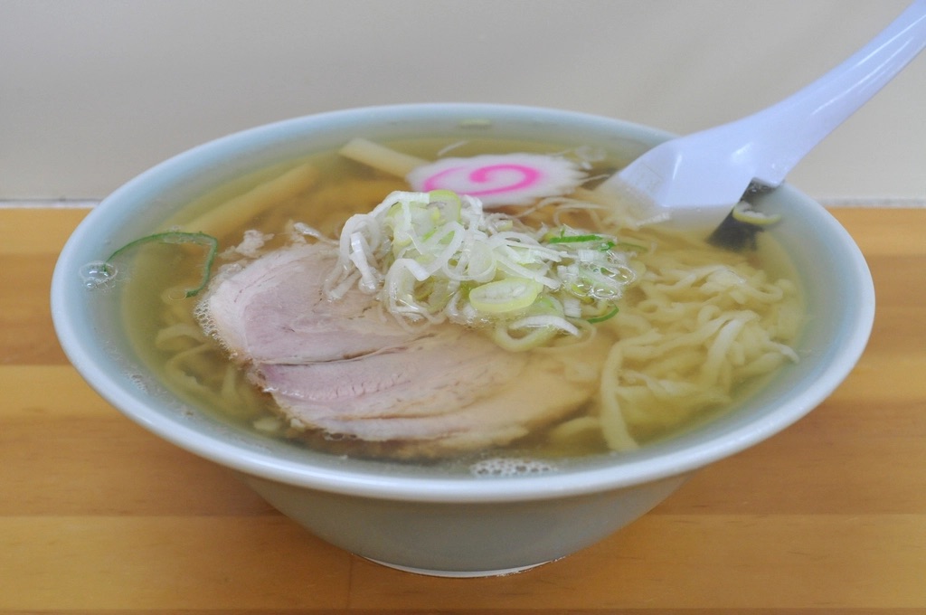 出来上がった、一杯のラーメン